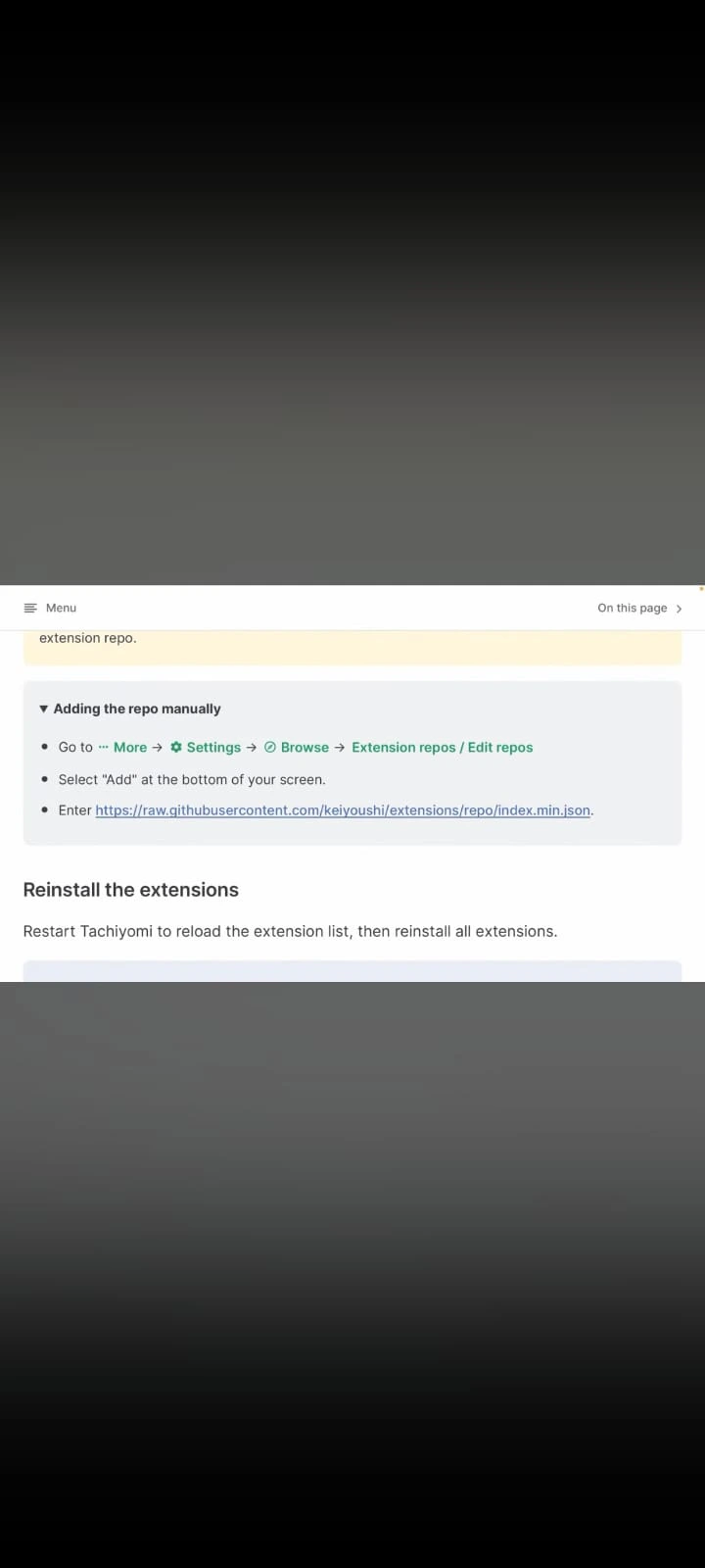 立 21 Add Extensions Tachiyomi